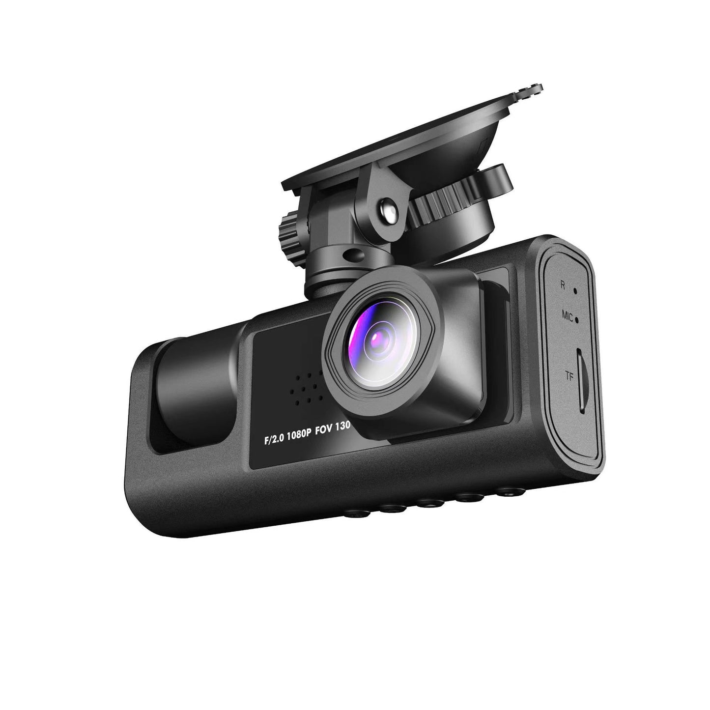 Dash Cam Front and Rear - with GPS and WiFi - Night Vision, 24H Parking Mode