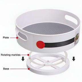 360 Degree Rotating Revolving Storage Tray | Kitchen, Bathroom Organizer Tray