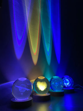 Crystal Ball Multi-Colour Lamp