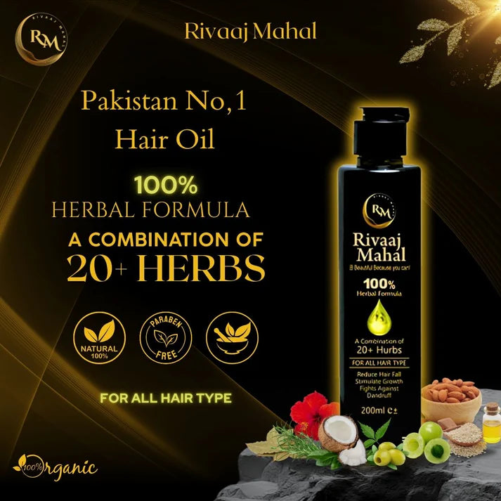 Rivaaj Mahal Hair Oil - Your Ultimate Hair Care Solution, For Mans & Womans