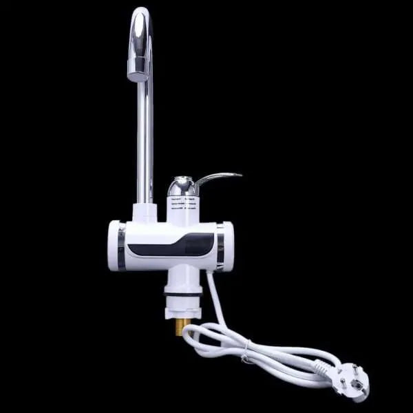 Electric Tap Instant Electric water heater Sink Fitting 3000W Instant Electric Shower Water Heater Instant Hot Faucet Kitchen Electric Tap Water Heating Instantaneous Water Heat