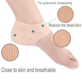 Pair Of Half Heel Pain Anti Crack