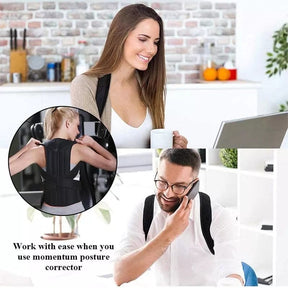 Adjustable Posture Back Belt, Posture Corrector Belt For Men And Women, Back Support And Shoulder Belt